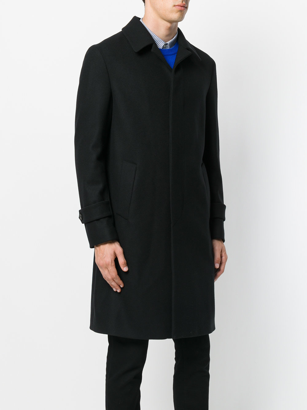 Hevo Concealed Button Coat, $518 | farfetch.com | Lookastic