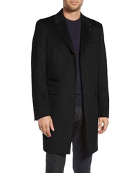 Ted Baker London Danez Slim Fit Wool Overcoat