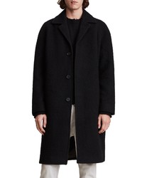AllSaints Derby Recycled Wool Blend Coat