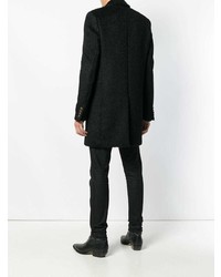 Saint Laurent Double Breasted Fitted Coat