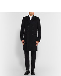 Dolce & Gabbana Double Breasted Wool And Cashmere Blend Overcoat