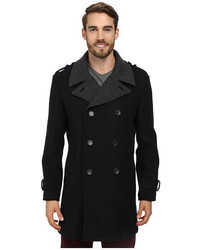 Cole Haan Doubleface Wool Double Breasted Coat