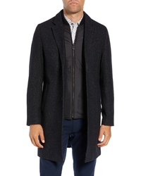 Ted Baker London Fit Wool Overcoat