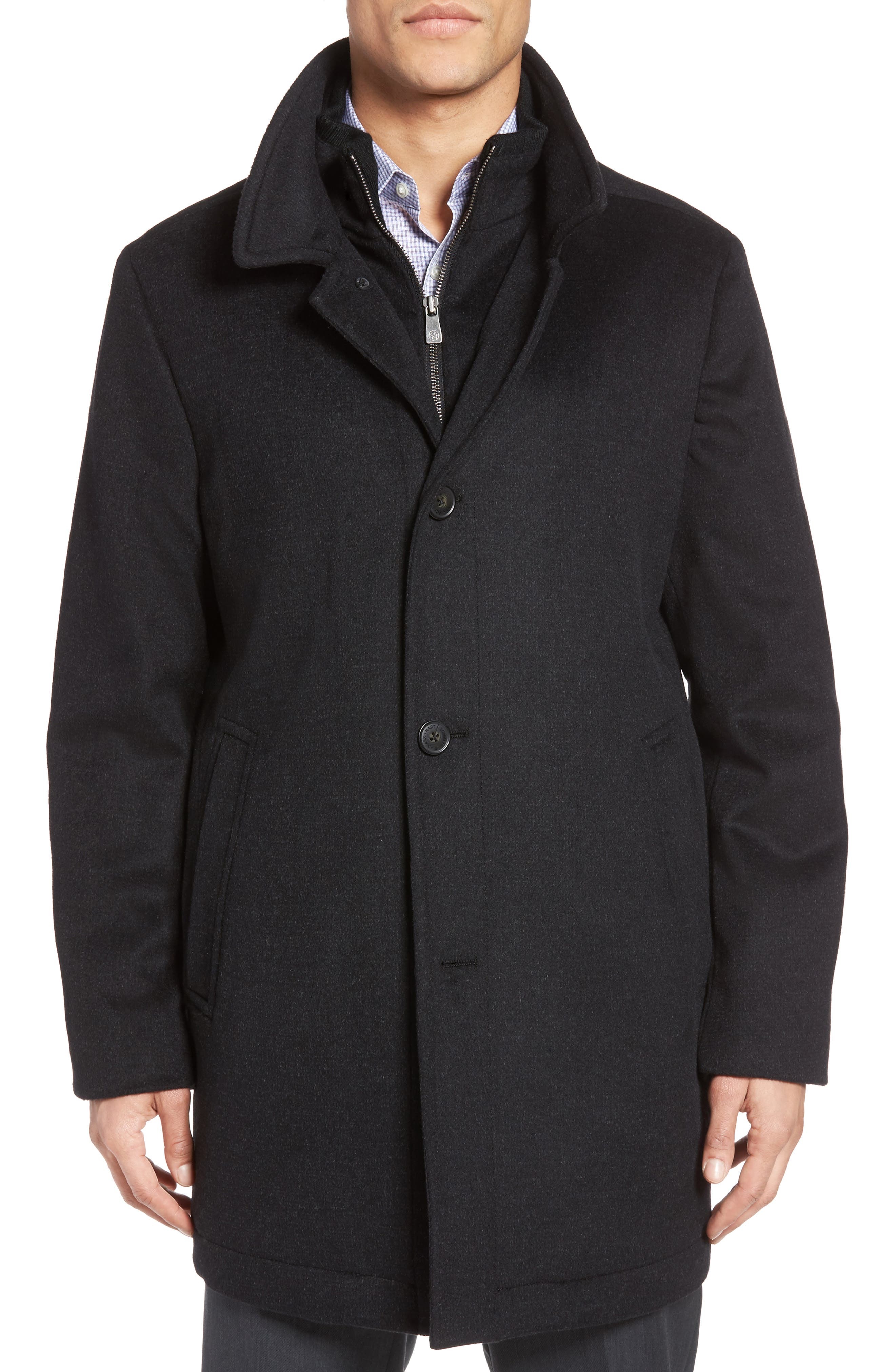 Hart Schaffner Marx Macbeth Car Coat With Bib, $425 | Nordstrom | Lookastic