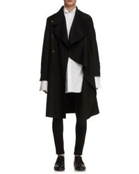 Burberry Military Singe Breasted Wool Blend Topcoat