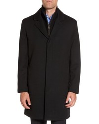 Cole Haan Modern Twill Topcoat With Removable Bib