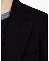 Marc Jacobs Navy Wool Overcoat