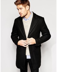 Selected Overcoat In Wool Mix