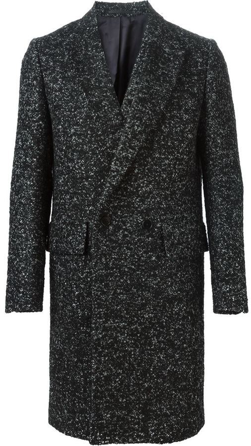Paul Smith Ps Double Breasted Overcoat, $965 | farfetch.com | Lookastic