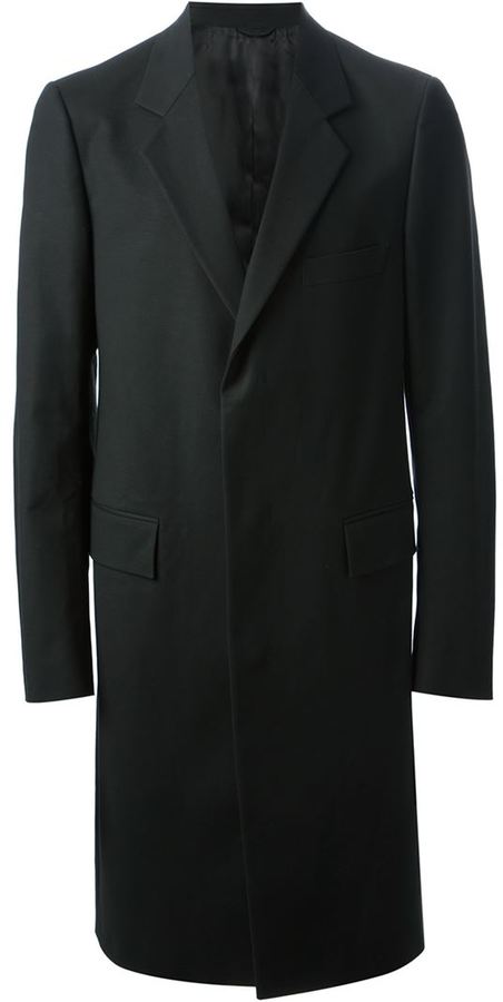 Raf Simons Minimalist Lightweight Overcoat, $1,232 | farfetch.com ...