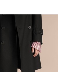 Burberry Relaxed Fit Wool Twill Trench Coat