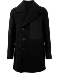 Rick Owens Panelled Single Breasted Coat