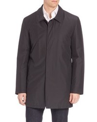 Isaia Solid Wool Blend Overcoat