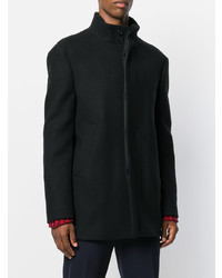 Versace Collection Straight Fit Buttoned Coat
