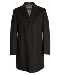 BOSS Stratus Virgin Wool Cashmere Overcoat