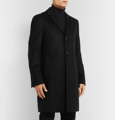 Hugo Boss Wool And Cashmere Blend Coat, $226 | MR PORTER | Lookastic