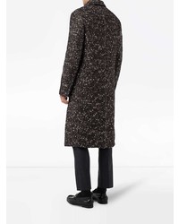 Burberry Wool Mohair Blend Tweed Tailored Coat