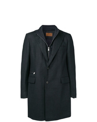 Corneliani Zipped Single Breasted Coat