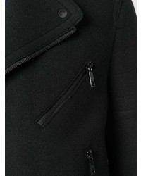 Neil Barrett Zippers Single Breasted Coat