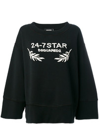 Dsquared2 24 7 Star Oversized Sweatshirt, $1,170 | farfetch