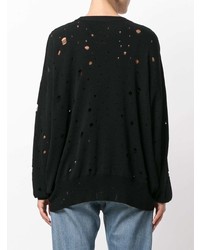 T by Alexander Wang Distressed Oversized Jumper