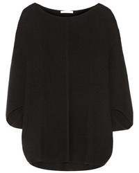 Duffy Ribbed Cashmere Poncho