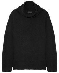 The Row Lexer Cashmere Turtleneck Sweater Black