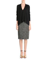 Donna Karan New York Oversize Pullover With Wool Cashmere And Silk
