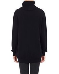 Dolce & Gabbana Oversized Turtleneck Sweater Black