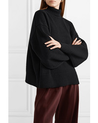 The Row Pheliana Oversized Cashmere Turtleneck Sweater