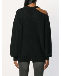 IRO Rubbed Shoulder Cutout Sweater