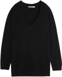 Alexander Wang T By Oversized Wool And Cashmere Blend Sweater Black
