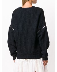 Givenchy Zip Detail Oversized Sweater
