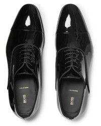 boss patent leather shoes