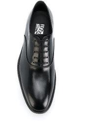 Salvatore Ferragamo Plain Toe Oxford Shoes