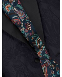 Etro Leaf Print Tailored Blazer