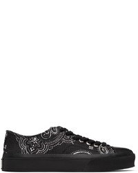 Givenchy Black White Low City Sneakers