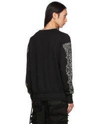 Givenchy Black Jacquard Bandana Sweater