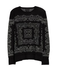 Givenchy Intarsia Bandana Silk Sweater
