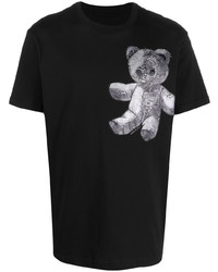 Philipp Plein Paisley Print Teddy Bear T Shirt