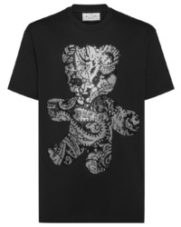Philipp Plein Paisley Teddy Bear Print T Shirt