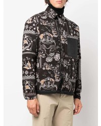 Etro Graphic Print Quilted Shirt