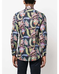 Etro Paisley Print Cotton Shirt