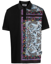 VERSACE JEANS COUTURE Paisley Print Polo Shirt