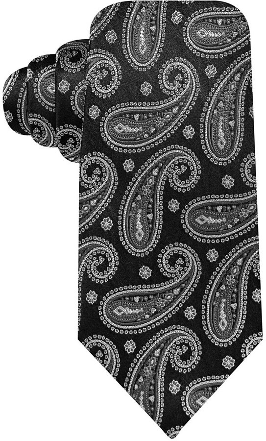 Tasso Elba Pine Paisley Tie, $59 | Macy's | Lookastic