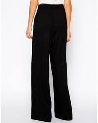 Asos Collection Wide Leg Pants In Jersey