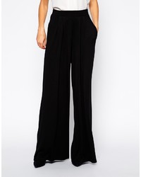 Asos Collection Wide Leg Pants In Jersey