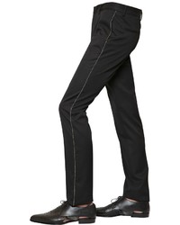 Roberto Cavalli 175cm Slim Fit Wool Gabardine Pants