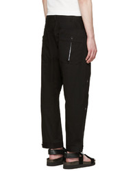 Y-3 Black Bar Tack Trousers