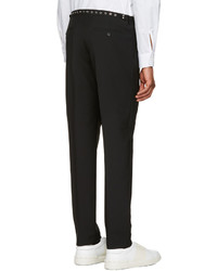 Valentino Black Belted Trousers